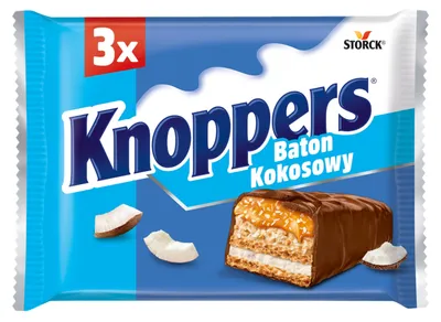 Image de Barre Knoppers Coco 3 x 40 g
