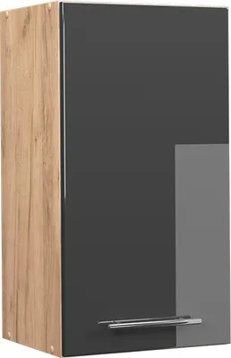 Produktbild von Vicco Hängeschrank Fame-Line, 40 cm, Anthrazit Hochglanz/Goldkraft Eiche