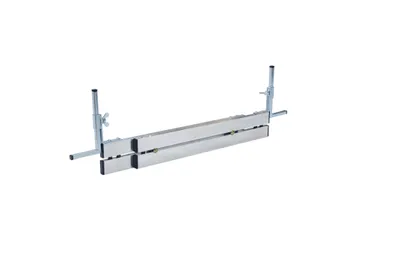 Produktbild von Verstellbare Abziehschiene aus Aluminium, Lange 65 - 100 cm, Höhe 0-14 cm stufenlos einstellbar, für Pflastersteine und Platten