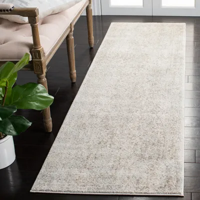 Orientalischer Vintage-Läufer, 66x213 cm, Elfenbein/Taupe