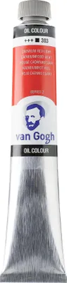 Image de Van Gogh peinture à l'huile tube 60 ml rouge cadmium light 303
