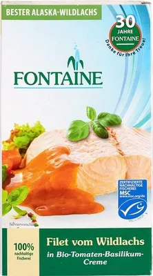 Productafbeelding van Fontaine Zalmfilet Wild, Tomaat Basilicum (200 gr)