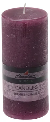 Produktbild von Stumpenkerze "Raureif" Brombeer 150/68 mm