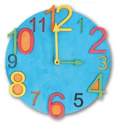 Produktbild von SOL-EXPERT Holzbausatz Wanduhr mit Uhrwerk