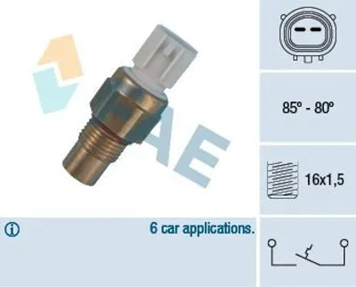 Image de Thermostat, ventilateur de radiateur FAE 36485