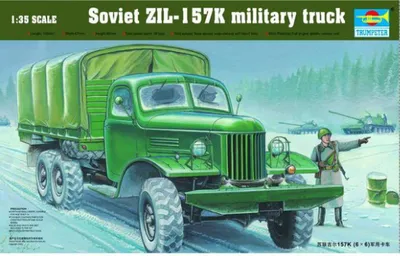 Produktbild von Trumpeter ZIL-157K Soviet Military Truck w/Canvas 1:35, 01003