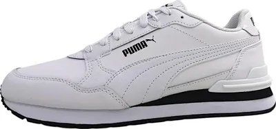 Produktbild von Puma Echtleder Sneaker 'ST Runner v4 L' PUMA White-PUMA Black-white, Uni, Herren:48 EU
