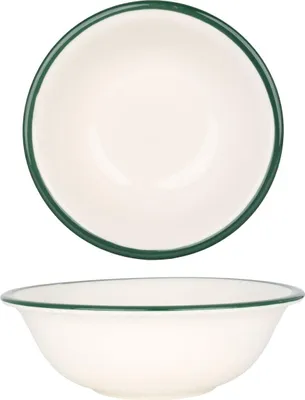 Zdjęcie produktu dla Miska Rinart - Green Edge - Porcelana - 16 cm (400 cm3)
