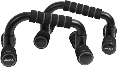 Produktbild von Einheitsgröße JLX-139|JELEX Gain Hard Push Up Bar Liegestützgriffe schwarz grau