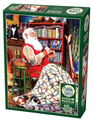 Productafbeelding van Cobble Hill Kerstquilt, 1000 stukjes