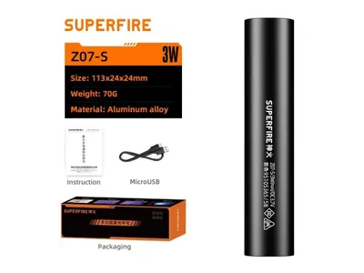 Obrázek produktu pro SUPERFIRE Z07-S – UV svítilna (365 nm)