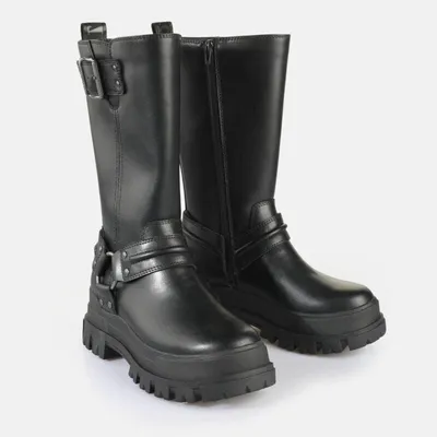 Obrázek produktu pro Buffalo Dámské elegantní boty Aspha Biker Boot HI 1270123 black