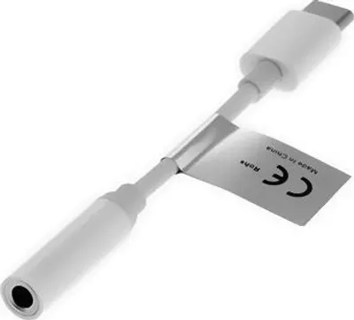Produktbild von Kopfhöreradapter Kabel USB C auf 3,5mm Klinke Audioanschluss zum Verbinden von PC-Headset mit Smartphone, Audioadapter-Kabel, Klinkenstecker, Audiokabel, USB-C Kabel