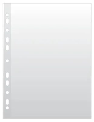 Imagen del producto de Fundas transparentes para documentos A4, paquete de 100 unidades