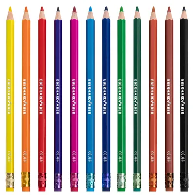 Image de EBERHARD FABER 514817 12 EBERHARD FABER Colori Buntstifte farbsortiert