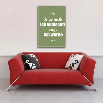 Immagine prodotto di Motivazionale - Poster - Non dire vorrei + 1 confezione di Powerstrips® tesa - Contenuto 20 pezzi