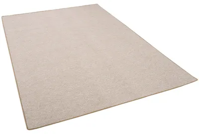 Produktbild von Teppich Schlingenteppich Velours Einfarbig Modern Pflegeleicht, Größe:160x200 cm, Farbe:Beige
