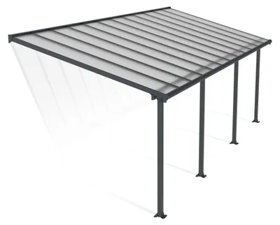 Obrázek produktu pro Střecha na terasu Palram - Canopia Olympia 3x7,3 739 x 295 cm RAL7016 šedá