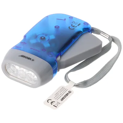 Produktbild von IN322 LED Dynamo Taschenlampe blau