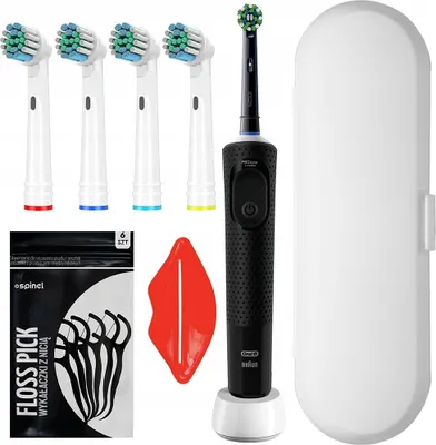 Obrázok produktu pre Oral-B Vitality PRO Protect X Clean čierny so 4 hlavicami