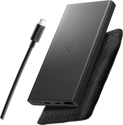 Produktbild von Spigen EA2210, 10000 mAh, Power Delivery, Quick Charge, 22,5 W, Schwarz