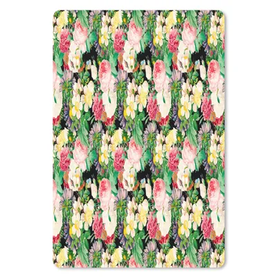 Produktbild von MuchoWow® Mauspad Mousepad Blumen - Collage - Farben 40x60 cm - Mousepads - Maus Mat - Pad - Mausunterlage - Schreibtisch Accesoire