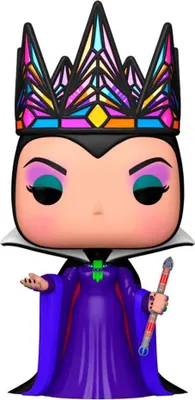 Image de Disney POP ! Disney Figurine Vinyle Reine du Mal (robe noire et violette) 9 cm