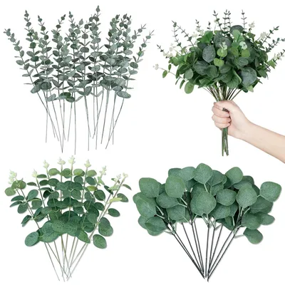 Immagine prodotto di Set di 30 piante di eucalipto artificiali per la decorazione