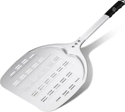 Zdjęcie produktu dla Łopatka do pizzy – łopatka dla piekarzy pizzy i kucharzy-amatorów – idealna do pizzy – z aluminium – 30 cm – idealna dla piekarzy pizzy