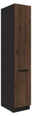 Produktbild von Küchen Hochschrank 40 cm MONZA Okapi Nußbaum Küchenzeile Küchenblock Küche
