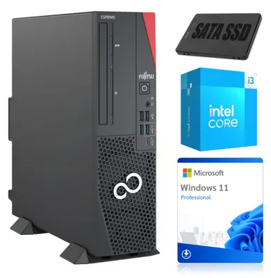 Produktbild von PC Computer Fujitsu ESPRIMO D7011 Desktop | Intel i3-10105 | 8 GB DDR4 | 256 GB SSD | Win11 | Grade A