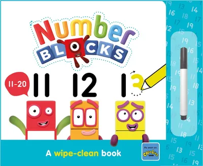 Zdjęcie produktu dla Carticica Piszę i wymazuję - Bloki numeryczne 11-20