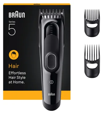 Obrázek produktu pro Braun HC5530, Černá, 3 mm, 3,5 cm, Hlava, Baterie, 50 min