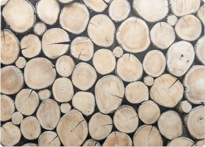 Obrázek produktu pro Dřevěné Plátky– Ochranná podložka na podlahu – Podložka pod židli – 140x100 cm – Protiskluzová podložka na tvrdé podlahy