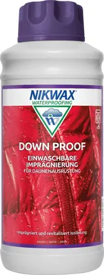 Produktbild von Nikwax Down Proof Imprägnierung für Daunenjacken & Daunenschlafsäcke 1 Liter