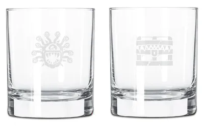 Produktbild von Joytoy Dungeons & Dragons Set mit 2 Whiskeygläser mit Gravur in Geschenkverpacku