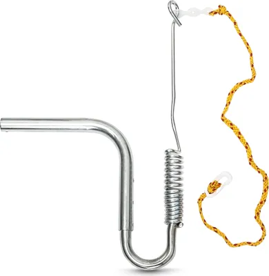 Obrázek produktu pro relaxdays vodítko pro psy na kolo stříbrné 21,5 x 5,0 x 47,0 cm