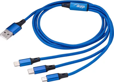 Immagine prodotto di Cavo USB 3.0 A / USB Micro B / USB tipo C / Lightning da 1,2 m AK-USB-27