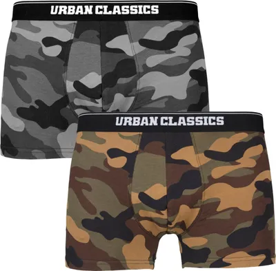 Produktbild von Urban Classics Boxershort-Set Herren 2-Pack Camo Boxer Shorts camouflage L