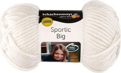 Produktbild von 200 gr. Schachenmayr Sportic Big Fb.Weiß