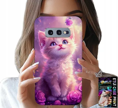 Immagine prodotto di Custodia Per Samsung Galaxy S10E - Simpatico Gattino, Gatto, Disegni Con Animali