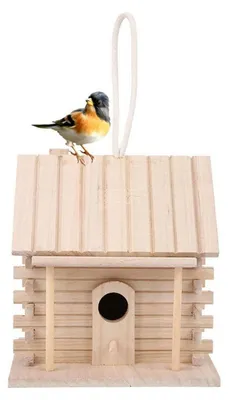 Produktbild von Vogelhaus Holz Kiefernholz Hängend Zaunkönig Nistplatz