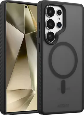 Obrázok produktu pre Accezz odolný matný zadný kryt MagSafe pre Samsung Galaxy S25 Ultra - čierny