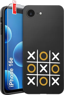 Image de Étui pour iPhone 16, motifs "Game Over", avec verre de protection 9H
