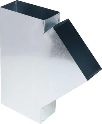 Produktbild von Flachkanal T-Stück 45° 200 x 90 mm