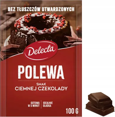 Obrázok produktu pre Polewa Czekoladowa Ciemna Luc 100 g