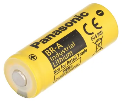 Produktbild von BR-A Panasonic Lithium Batterie ohne Lötfahne, 3,0 Volt