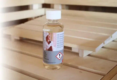 Produktbild von KARIBU | 0,25 L | Kokos Vanille 250 ml Aufgusskonzentrat Saunaduft, Fichtennadel Duftnote, verstärkt den Saunaeffekt, verdampft rückstandsfrei, mit Kindersicherheitsverschluss