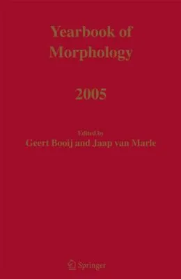 Produktbild von Yearbook of Morphology 2005