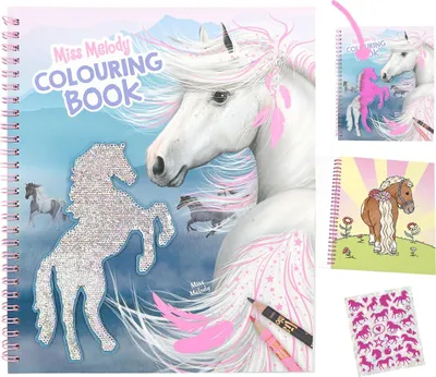 Produktbild von Depesche Miss Melody Malbuch mit Pailletten